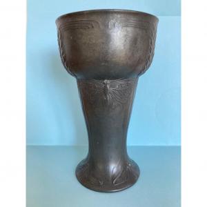 Vase Art Nouveau Kayserzinn