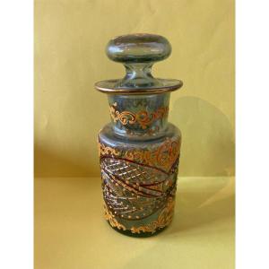 Bohemian Glass Flask