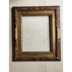 Golden Wood Frame Art Deco Style