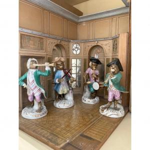 Meissen Musician Monkey Quartet