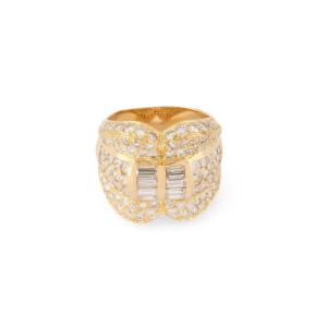 Yellow Gold And Diamond Ring