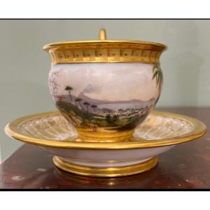 Neapolitan Cup And Saucer