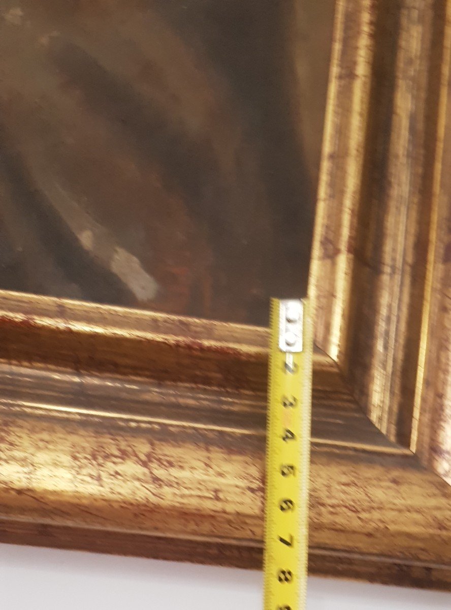 Ritratto di Ciociara olio su tela inizio XXs-photo-5