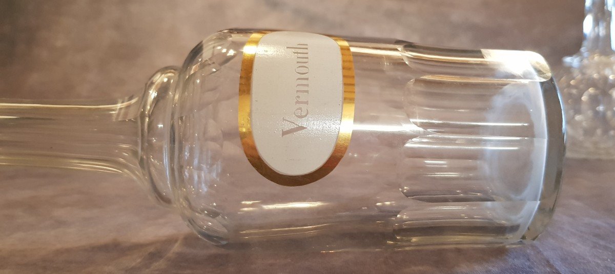 Antica bottiglia di liquore Vermouth fine '800-photo-1