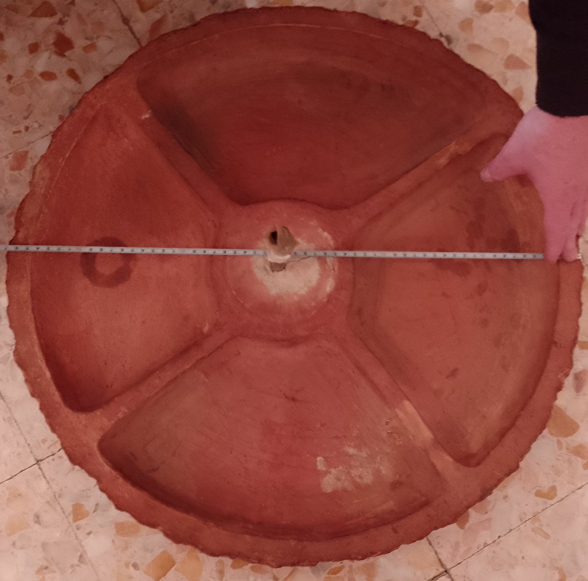 Antico Tavolo con Moro  fine '800  In Terracotta della premiata ditta  Carlo Candiani-photo-5