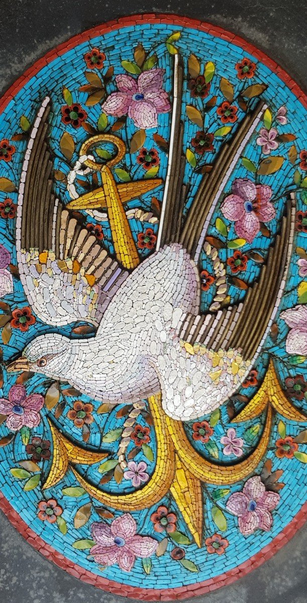 Bel Mosaico in vetro  in rilievo In  Venezia Fine '800-photo-3
