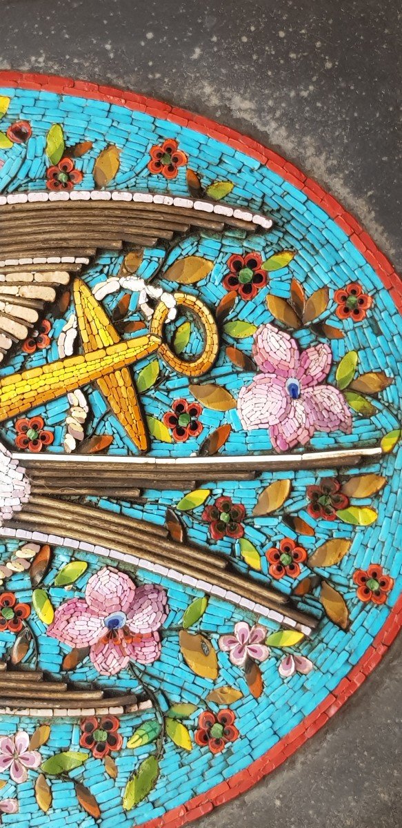 Bel Mosaico in vetro  in rilievo In  Venezia Fine '800-photo-1