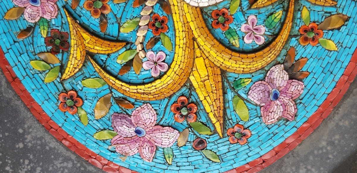 Bel Mosaico in vetro  in rilievo In  Venezia Fine '800-photo-2