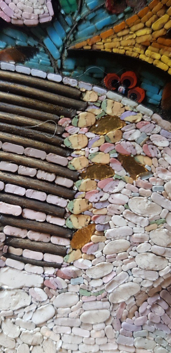 Bel Mosaico in vetro  in rilievo In  Venezia Fine '800-photo-8