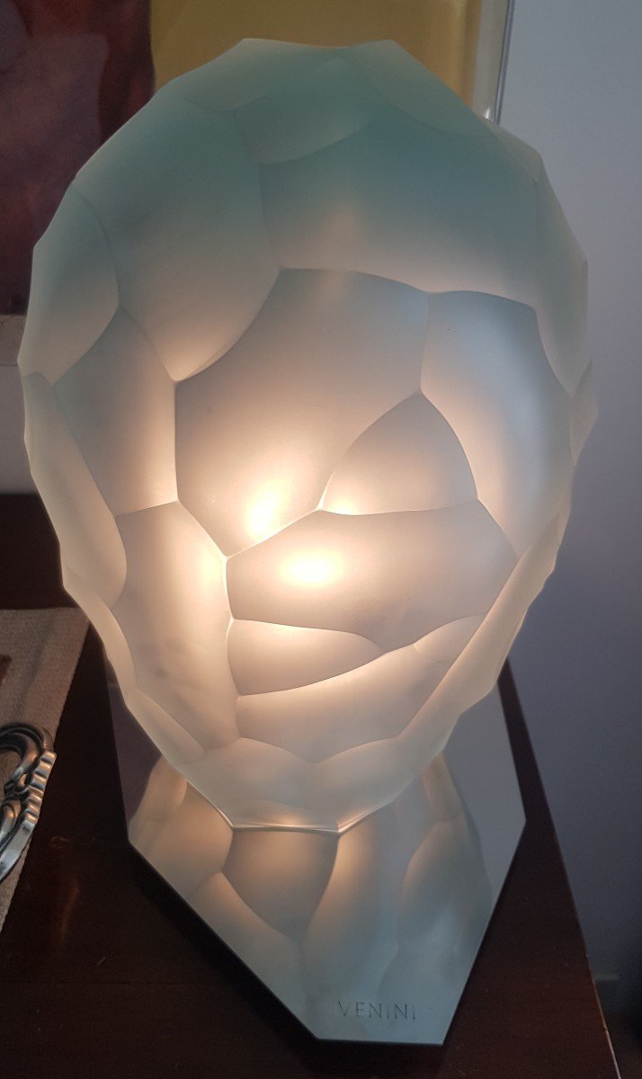 lampada da tavolo Luce Siderale Murano Venini design Giorgio Vigna - tiratura limitata-photo-2