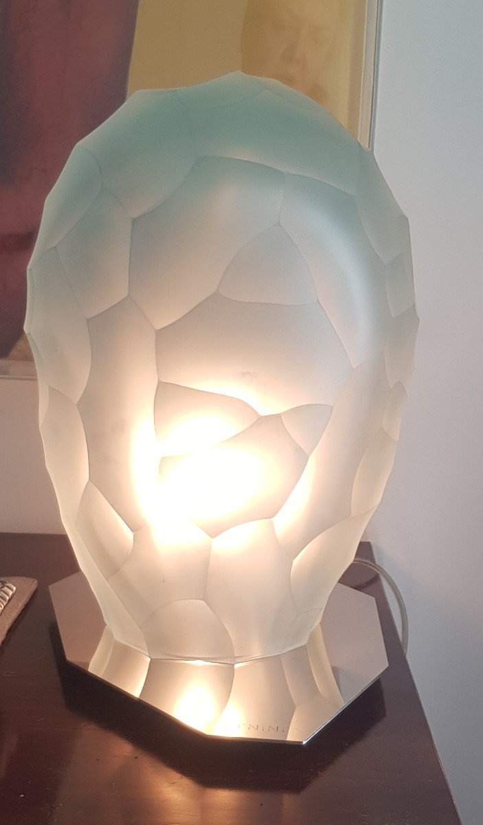 lampada da tavolo Luce Siderale Murano Venini design Giorgio Vigna - tiratura limitata