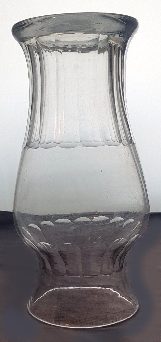 Grande vaso boccale '800 In Cristallo Intagliato-photo-1
