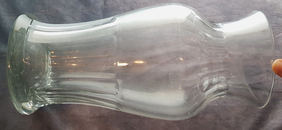 Grande vaso boccale '800 In Cristallo Intagliato-photo-4