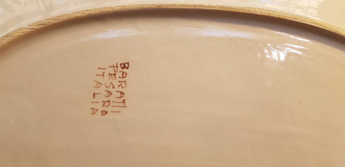 Servizio da tavola anni '60 in ceramica decorata da Nanni Valentini per Baratti Pesaro-photo-6