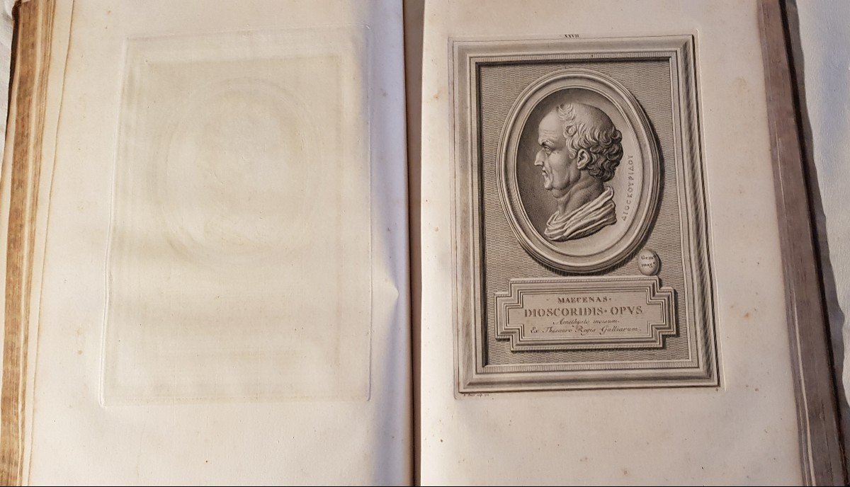 B. Picart - P. Von Stosch Pierres Antiques Gravees 1724 Prima edizione Bilingue francese/latino-photo-1