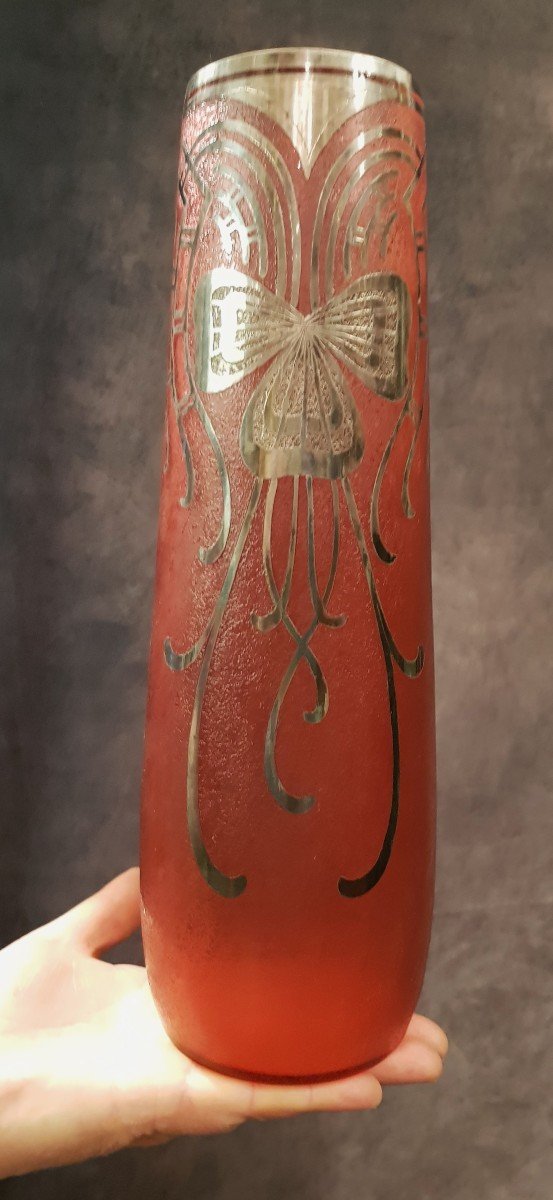 Vaso Liberty in vetro acidato