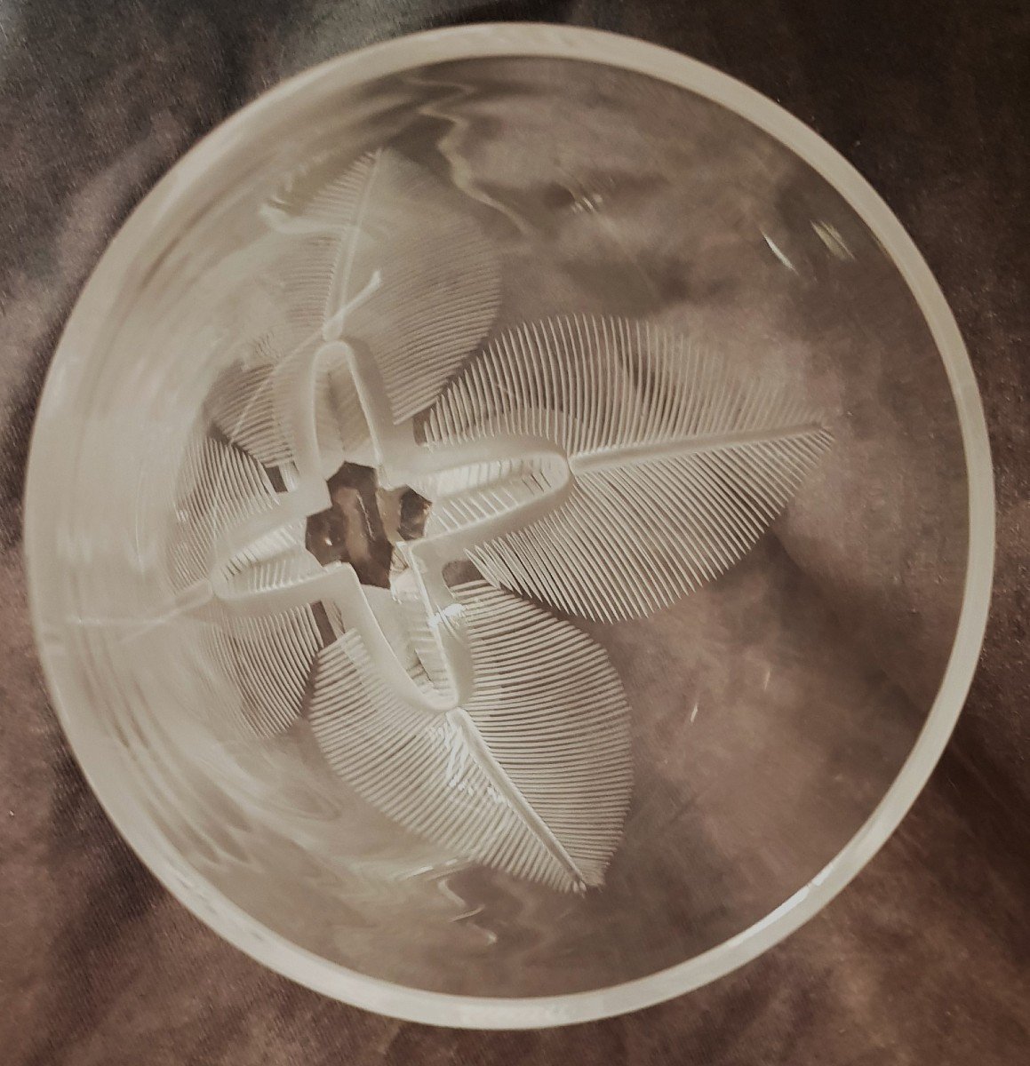Vaso in Cristallo modernariato Lalique Mod. Osmonde-photo-1