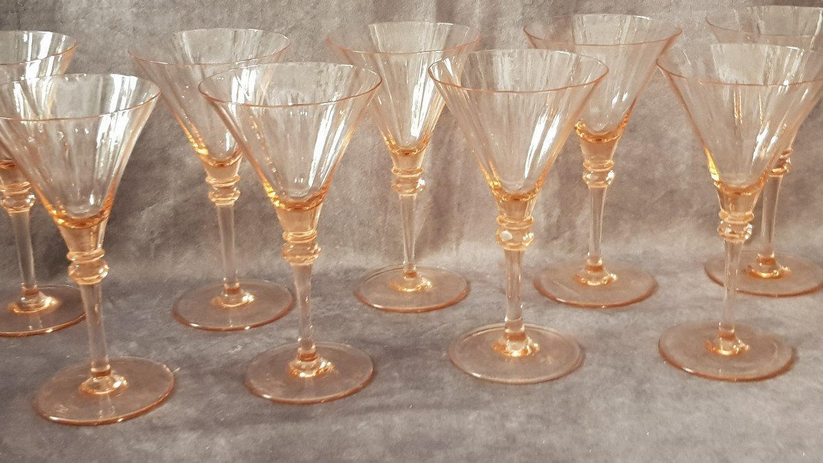 Lotto 12 vecchi bicchieri da cocktail-photo-4