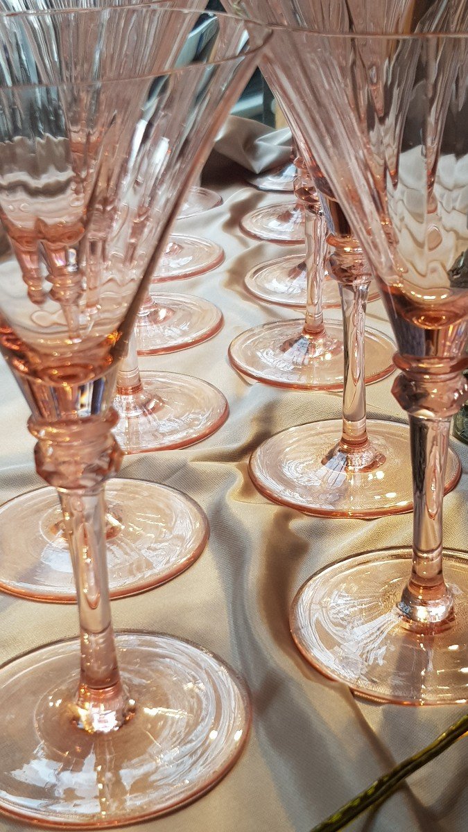 Proantic: Lotto 12 vecchi bicchieri da cocktail