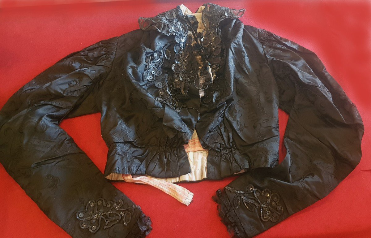 completo giacca e gonna della fine del XIX secolo-photo-4