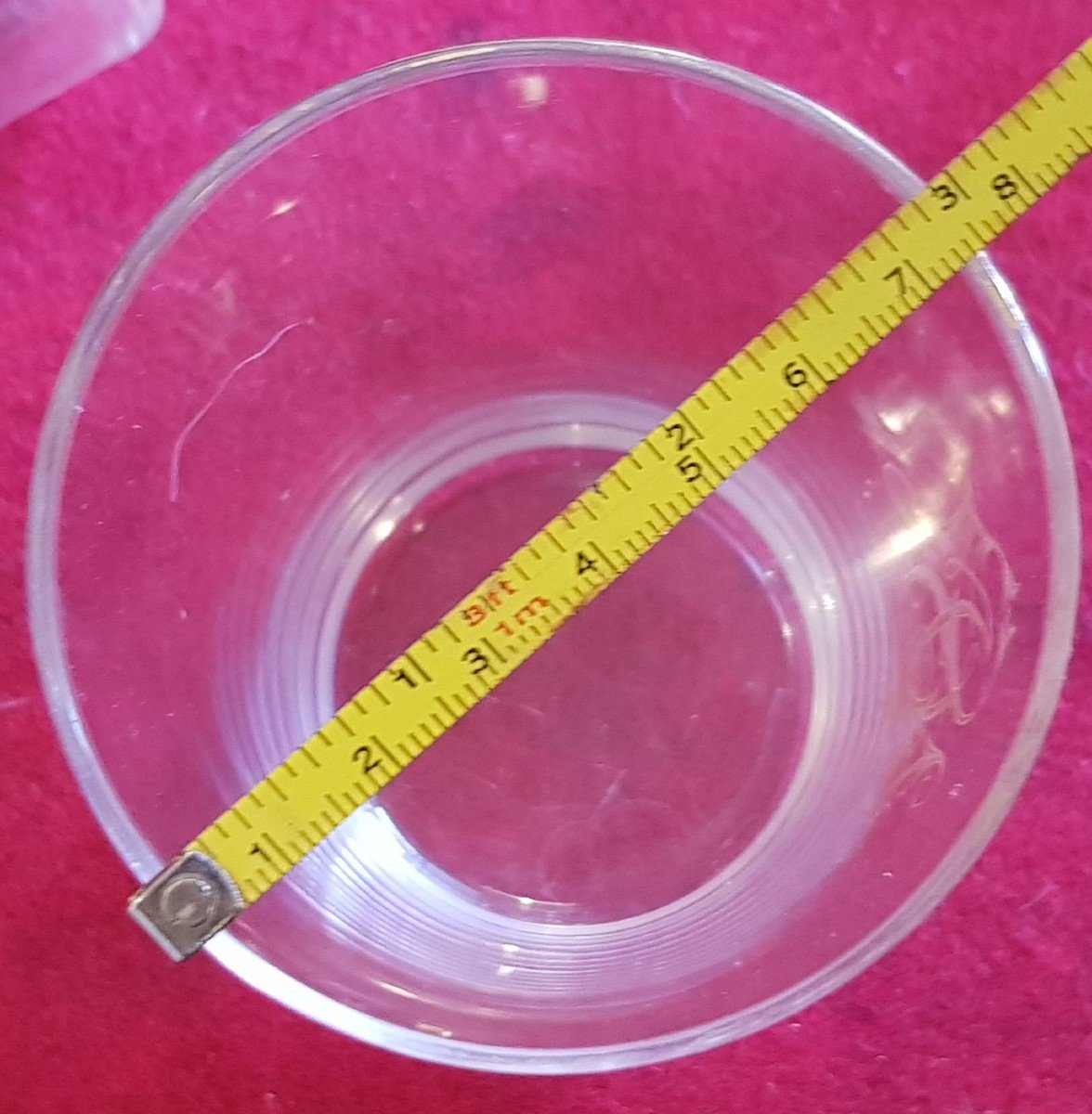 lotto di 14 bicchieri Lobmeyr in mussola di vetro monogramma SMN-photo-5