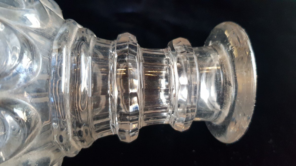 Antica bottiglia  di cristallo Le Creusot 1880 circa-photo-3