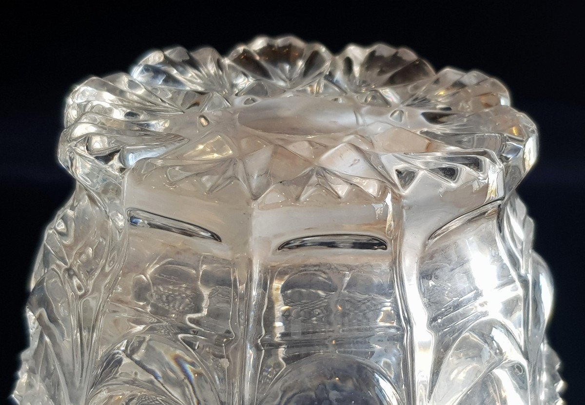 Antica bottiglia  di cristallo Le Creusot 1880 circa-photo-5