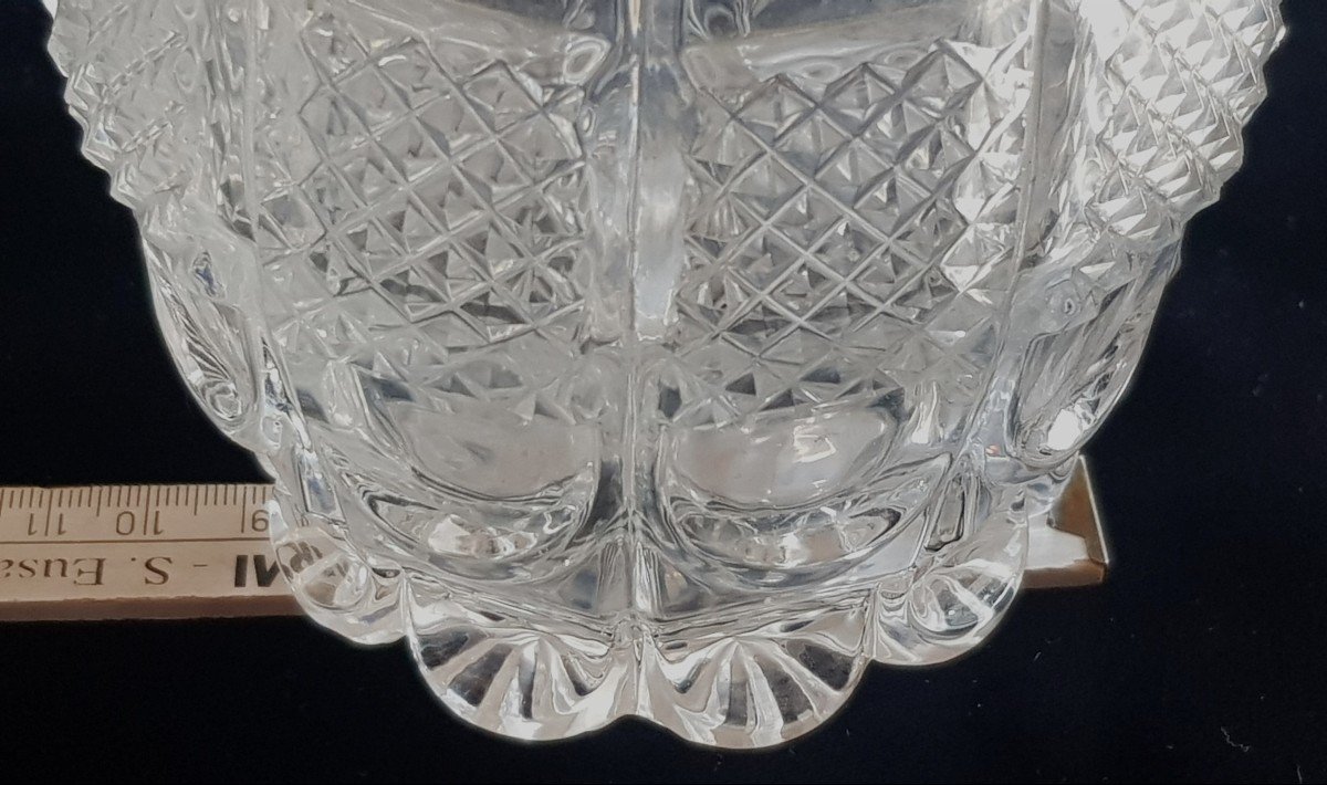 Antica bottiglia  di cristallo Le Creusot 1880 circa-photo-7