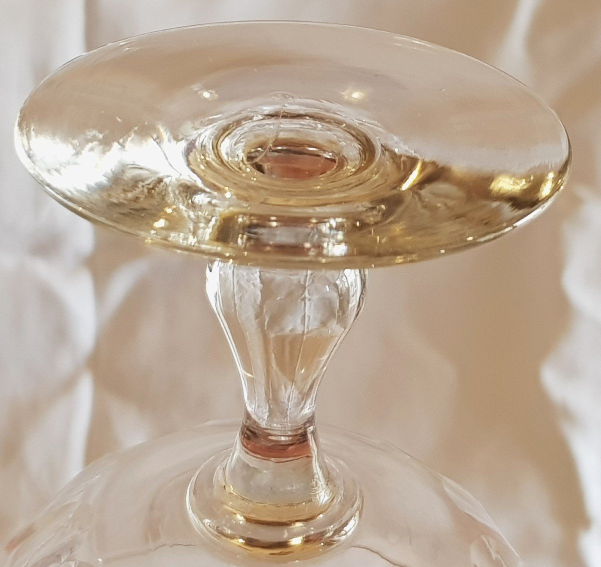 serie di 6 bicchieri da champagne in cristallo molato antico della fine del 800-photo-5