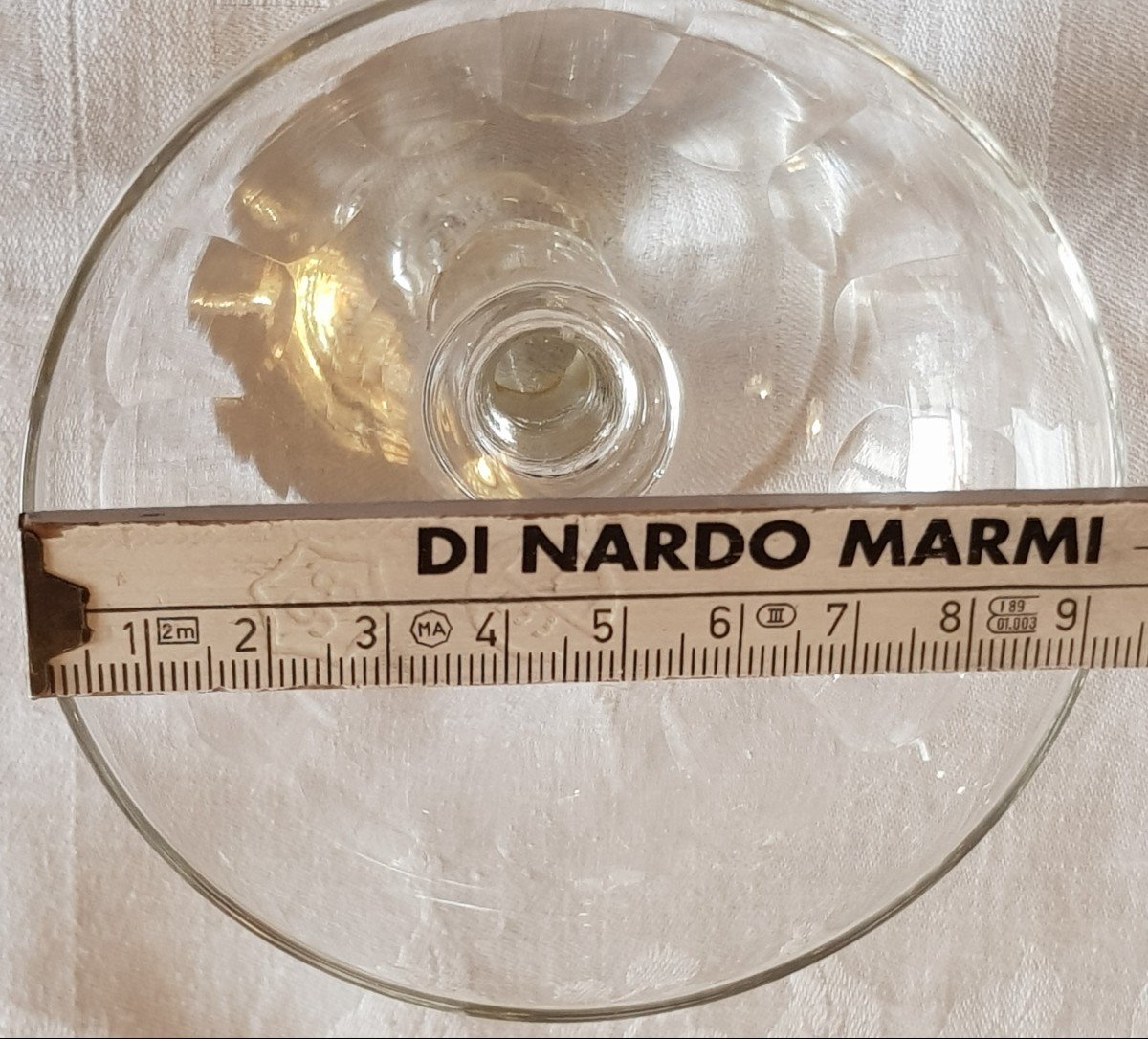 serie di 6 bicchieri da champagne in cristallo molato antico della fine del 800-photo-6
