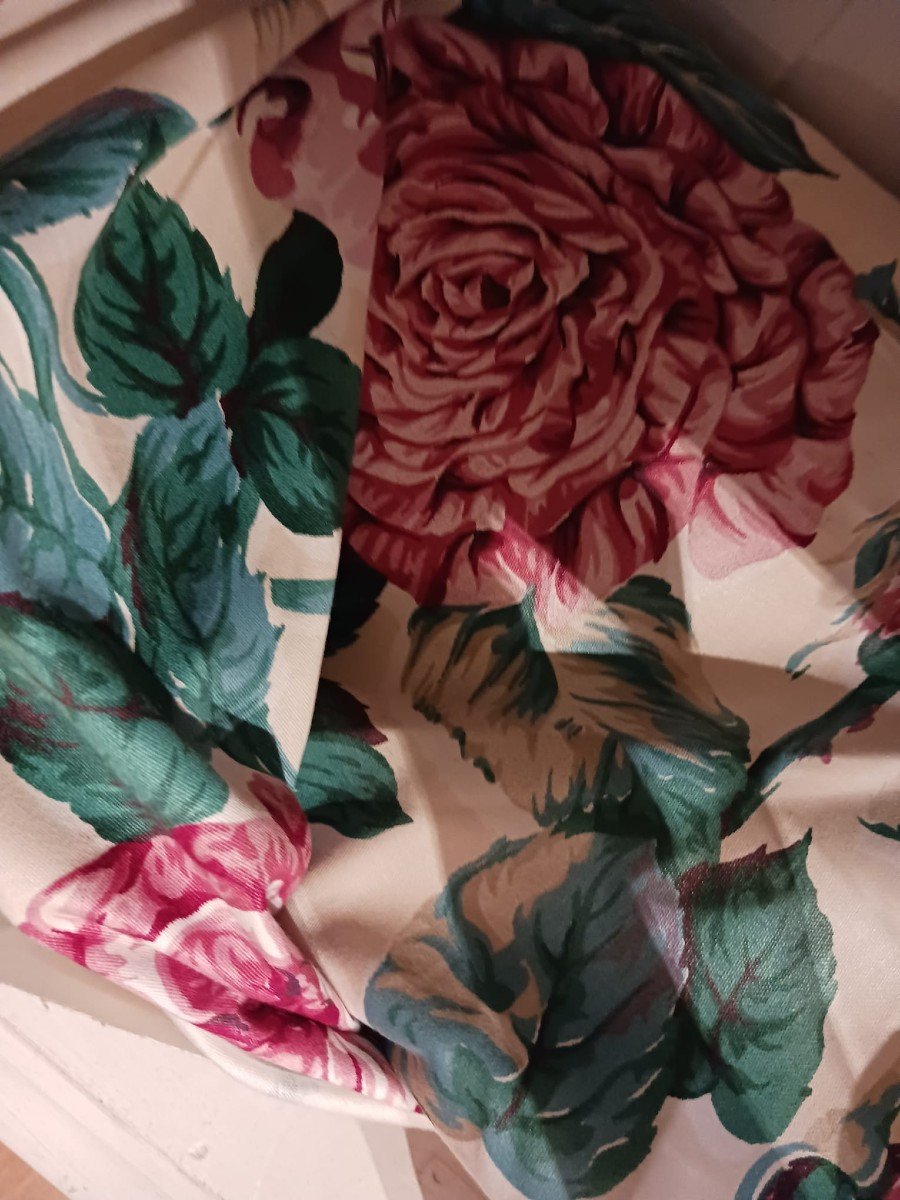 Grande metratura di tessuto per arredamento vintage design   Sybil Connolly per Robert Allen-photo-2