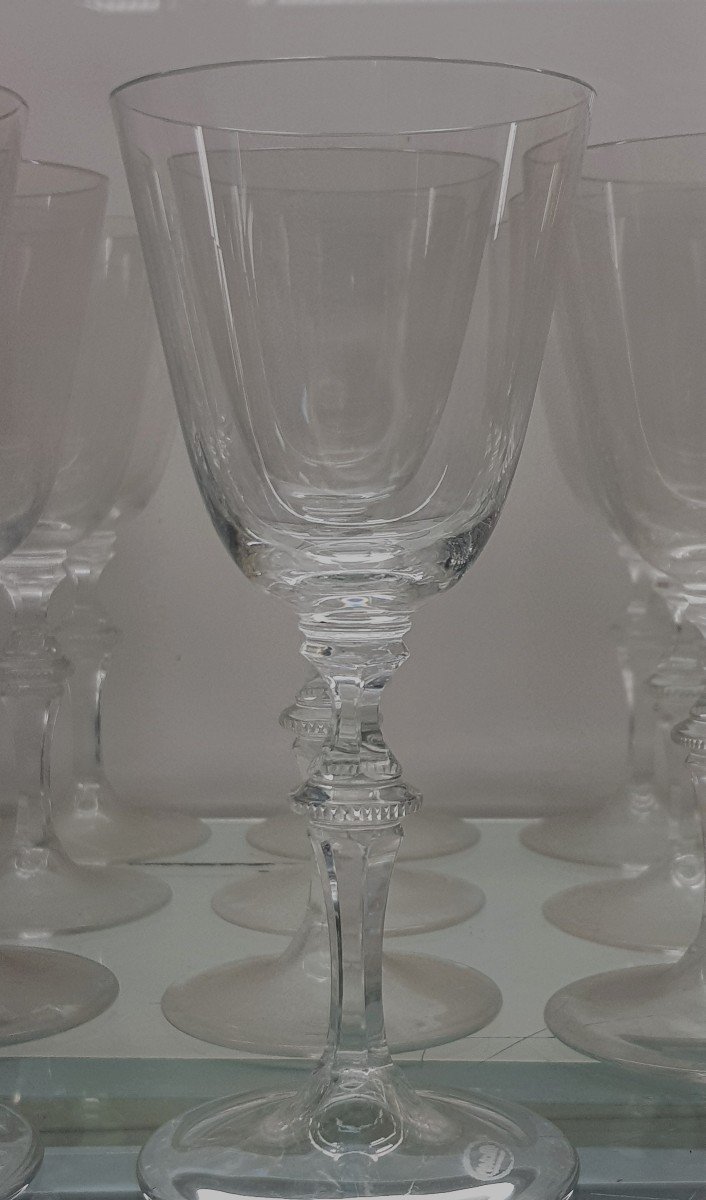 set di 24 bicchieri marchiati Moser modello Mozart-photo-2