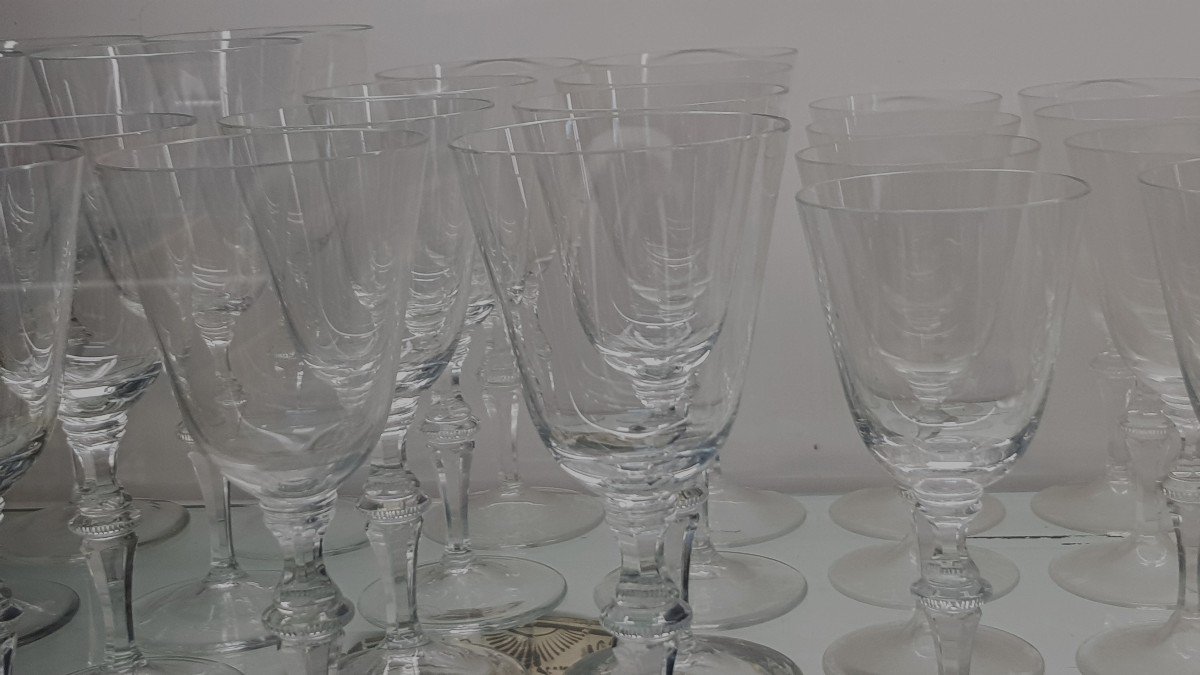 set di 24 bicchieri marchiati Moser modello Mozart-photo-3