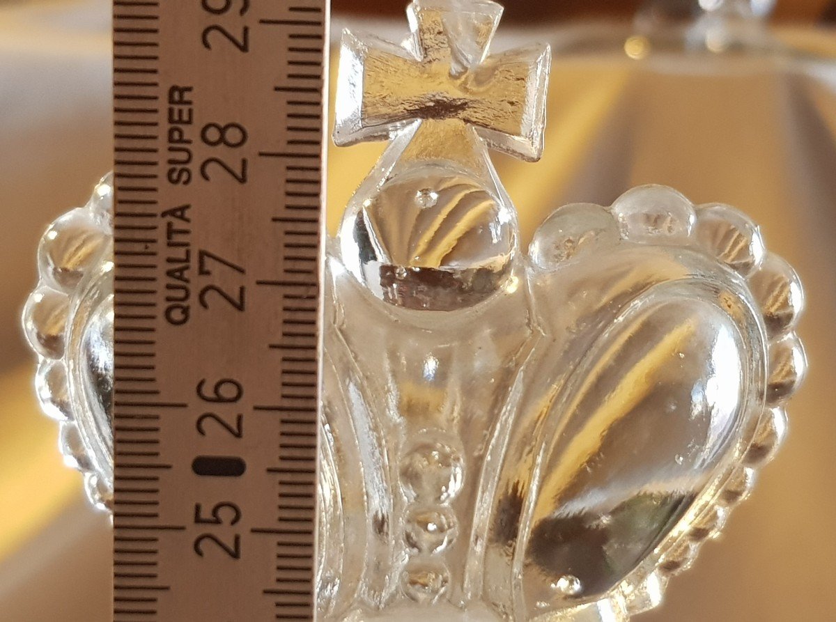 vecchia bottigliain vetro stampato cognac  Prince Hubert de Polignac-photo-8