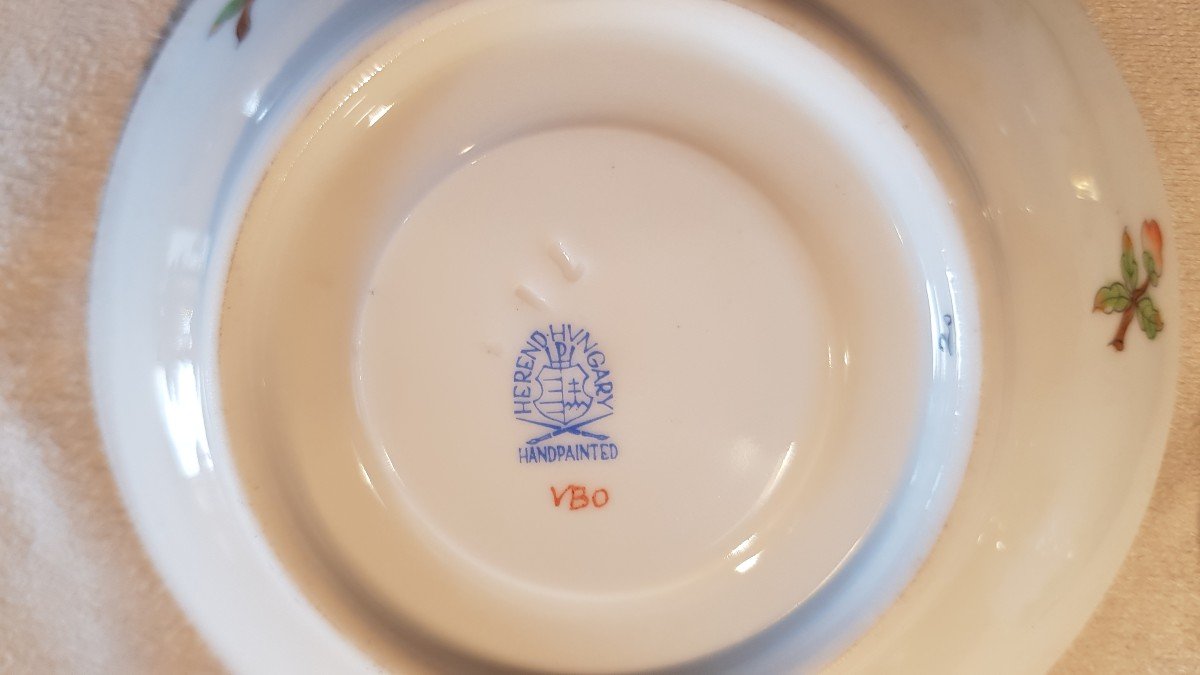 Servizio da tè per 6 persone Regina Vittoria  Vbo porcellana Herend-photo-4