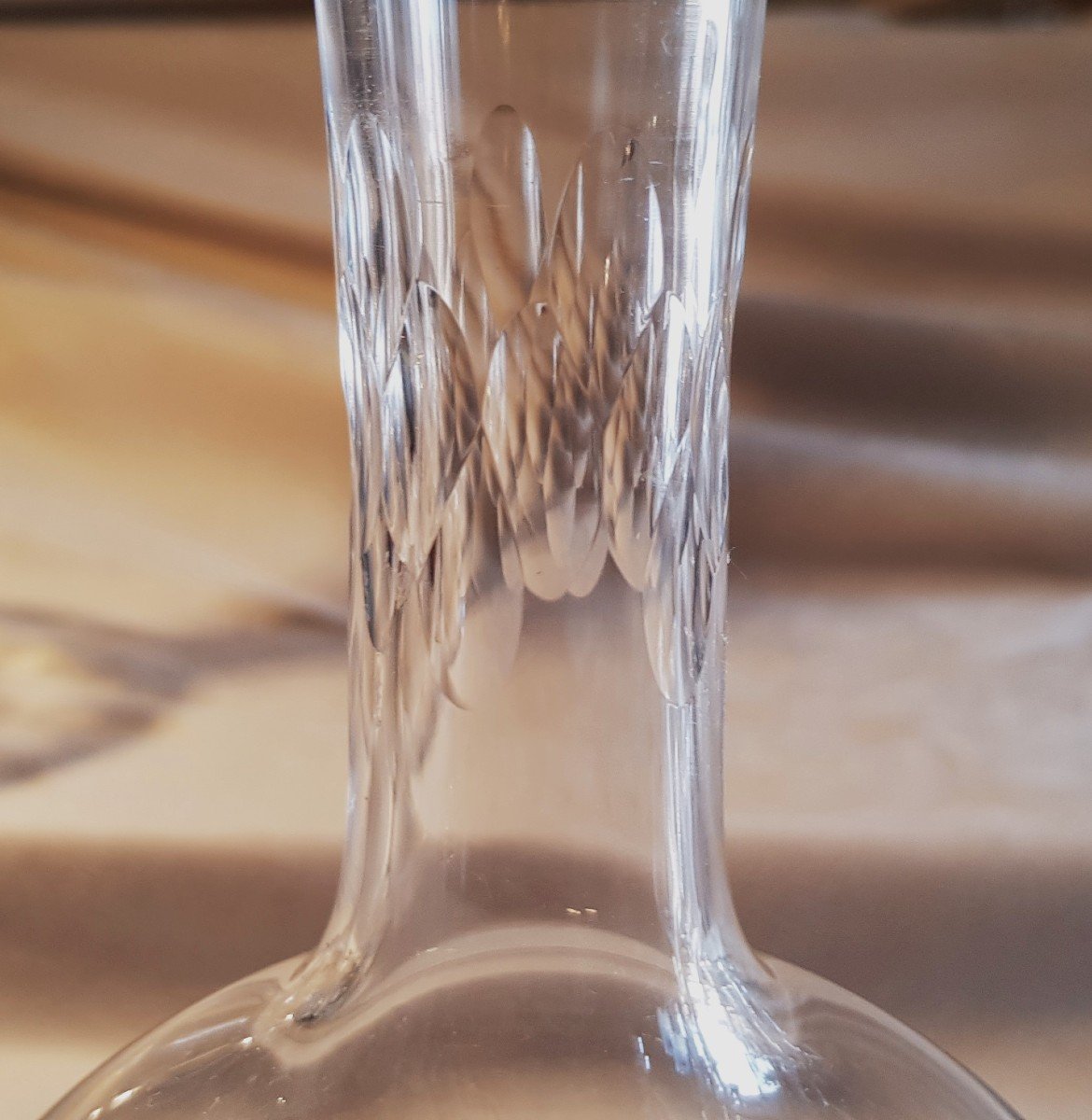 tre bottiglie antiche  in cristallo Baccarat modello Richelieu-photo-6