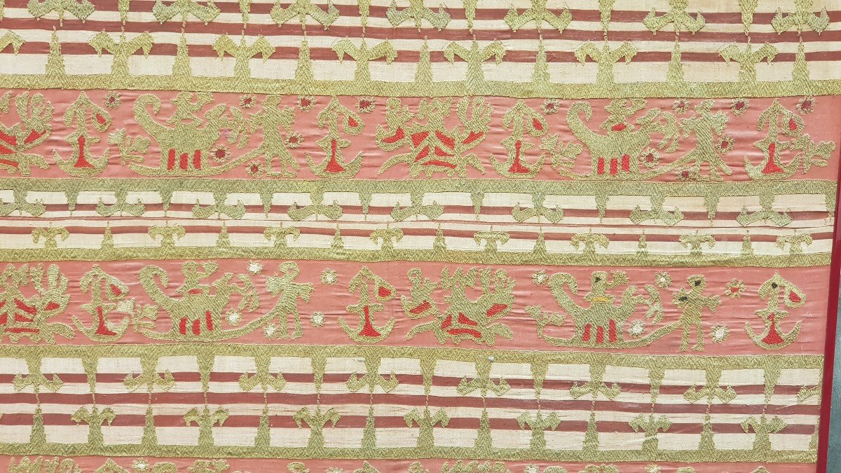 Antico  tapis Sarong di Sumatra-photo-2
