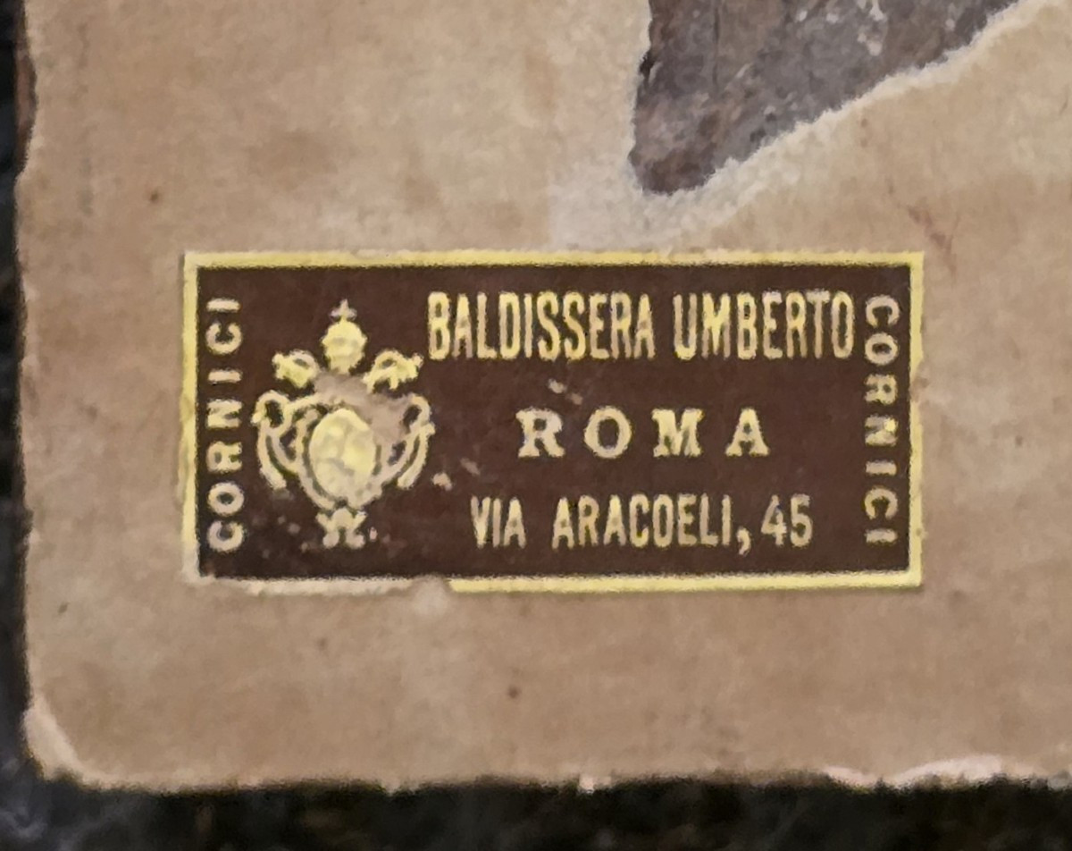 Dipinto a olio su tela raffigurante San Giuseppe e il bambin Gesù-photo-4