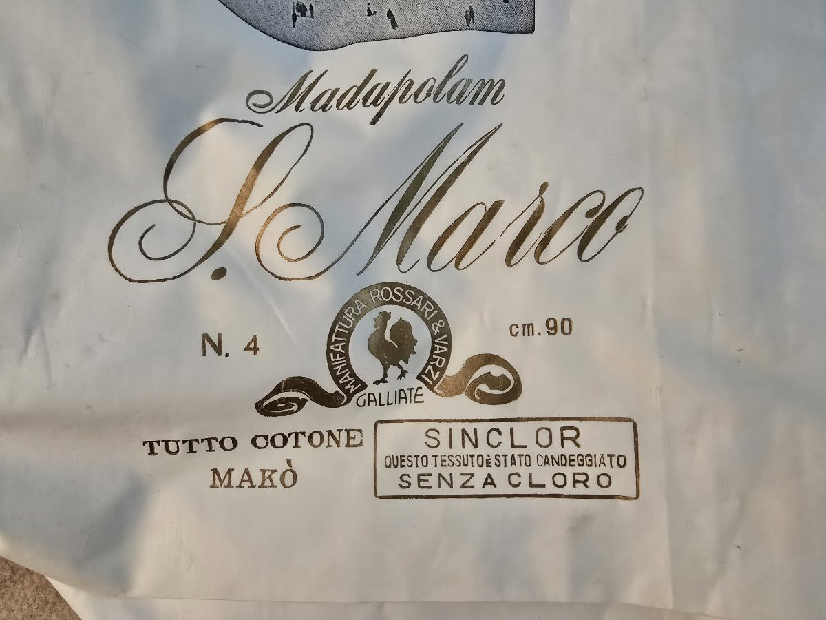Grande metraggio di 28,5 metri di tessuto in cotone Makò-photo-3