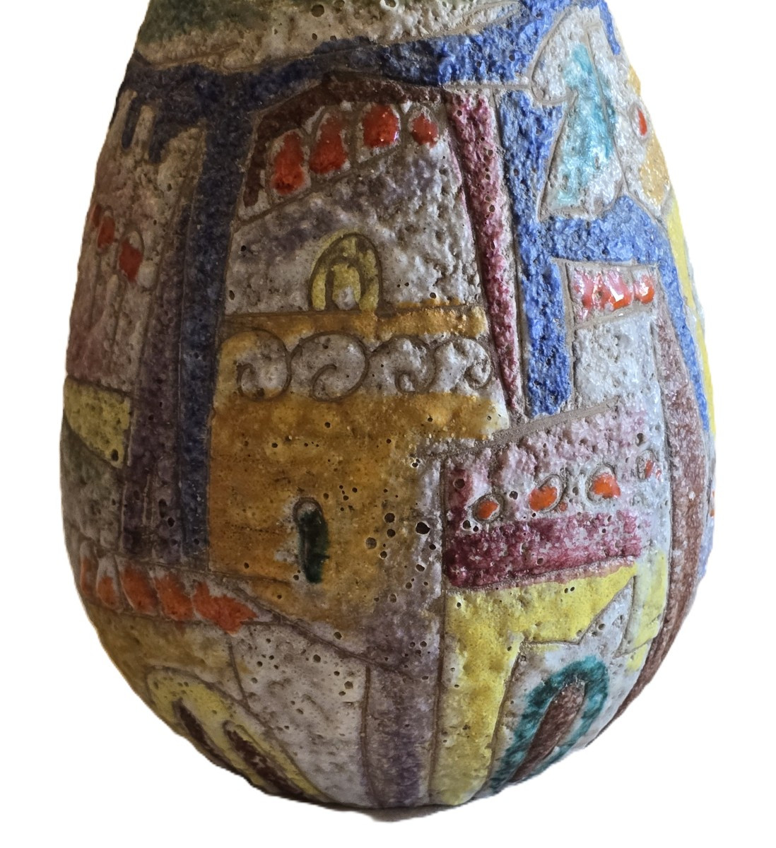 vaso in ceramica lavica manifattura F.lli Fanciullacci-photo-3