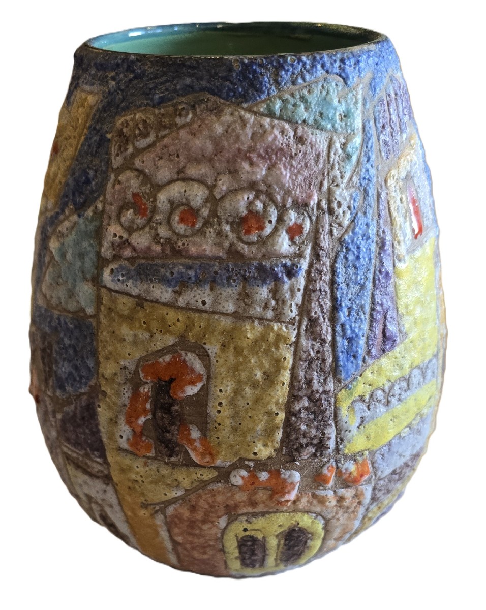 vaso in ceramica lavica manifattura F.lli Fanciullacci-photo-3