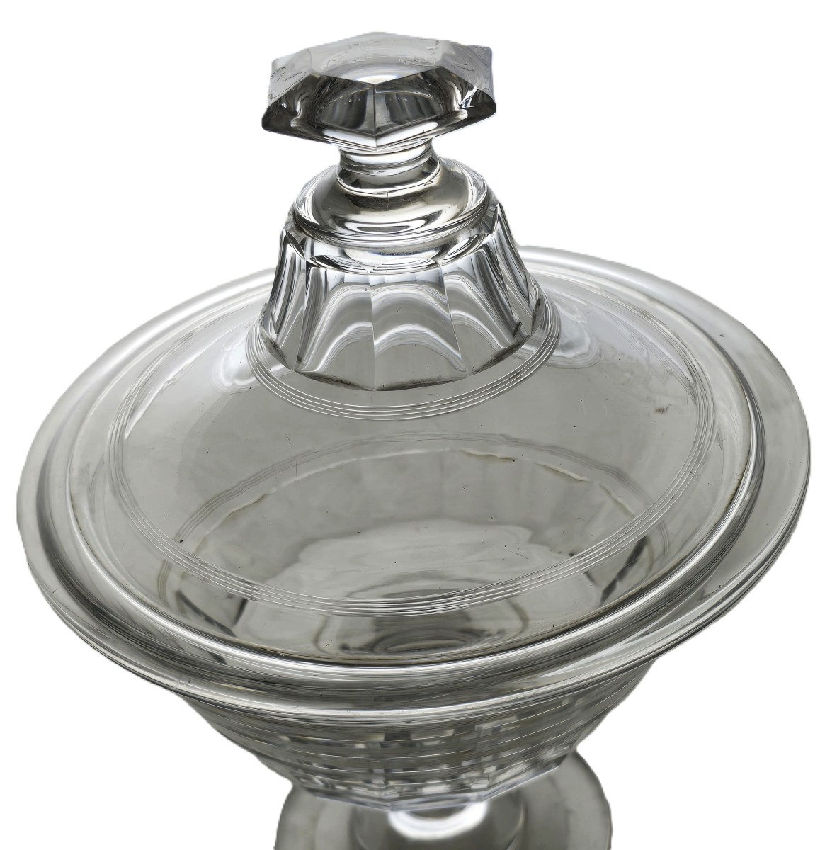 Antico porta-bonbon in cristallo Baccarat-photo-3