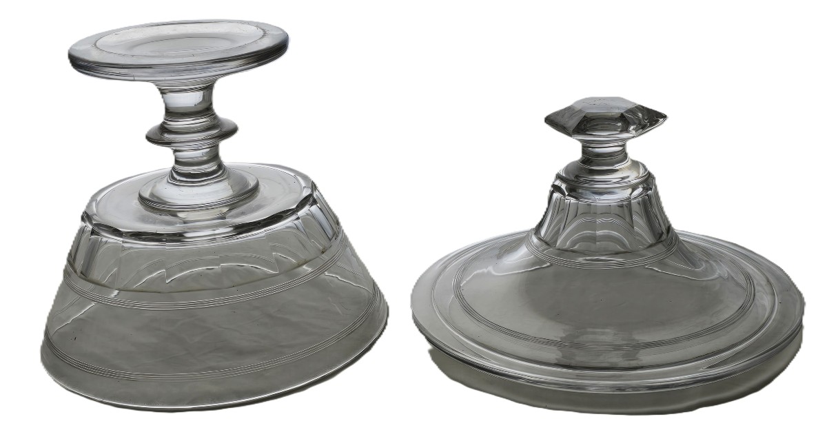 Antico porta-bonbon in cristallo Baccarat-photo-4