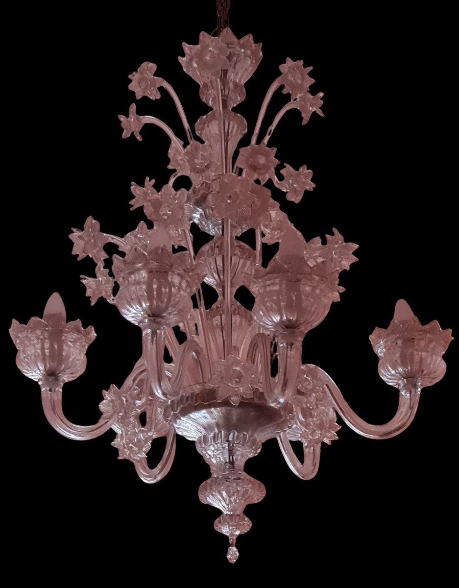 Antico lampadario di Murano-photo-4