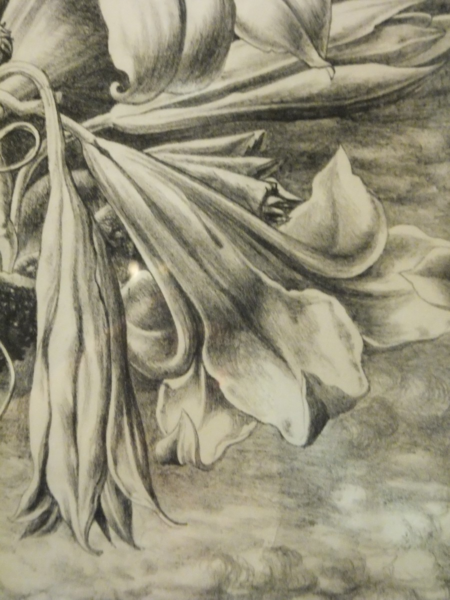Disegno simbolista e surrealista su carta-photo-1