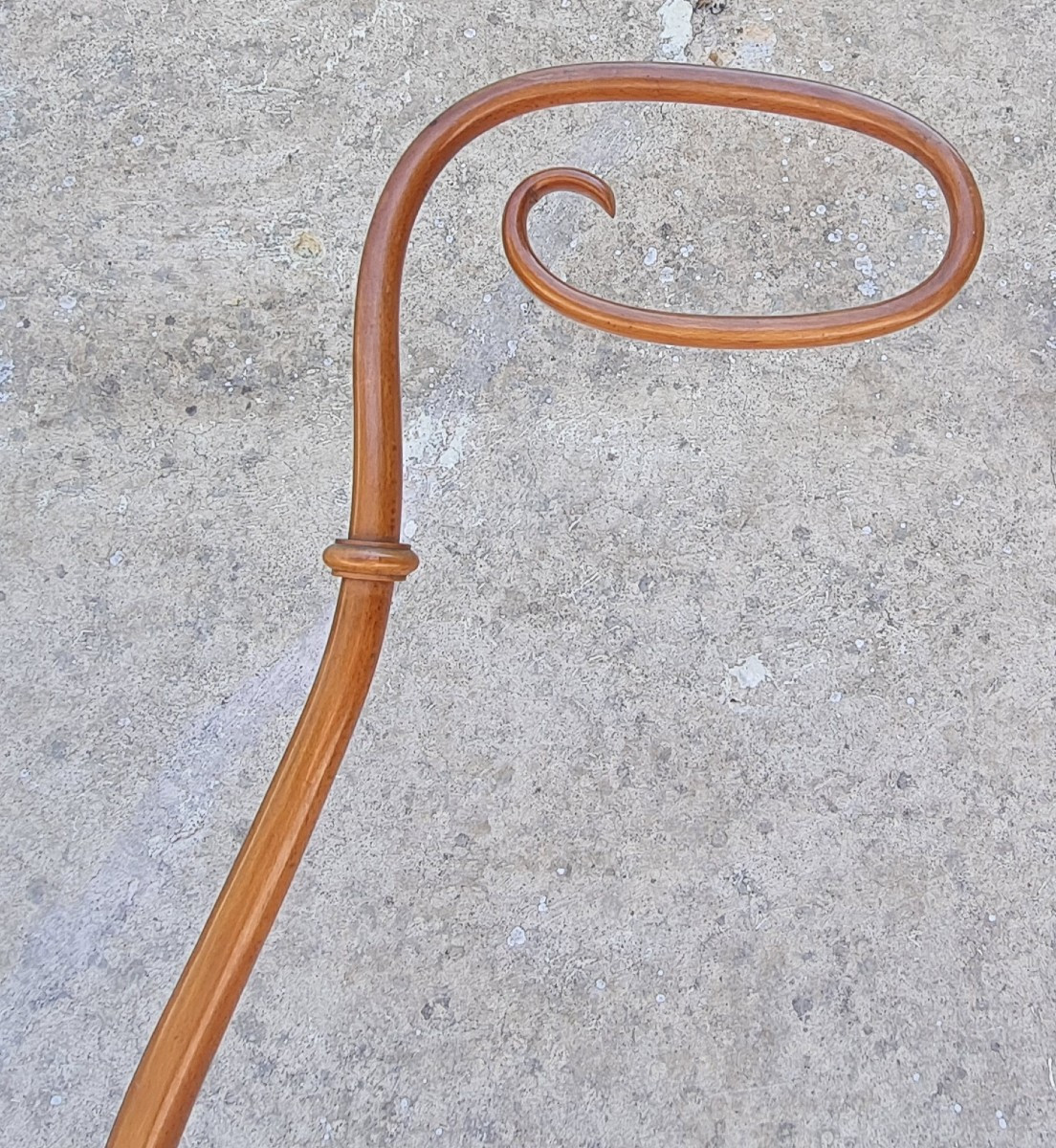 Antica culla Thonet in faggio curvato-photo-4