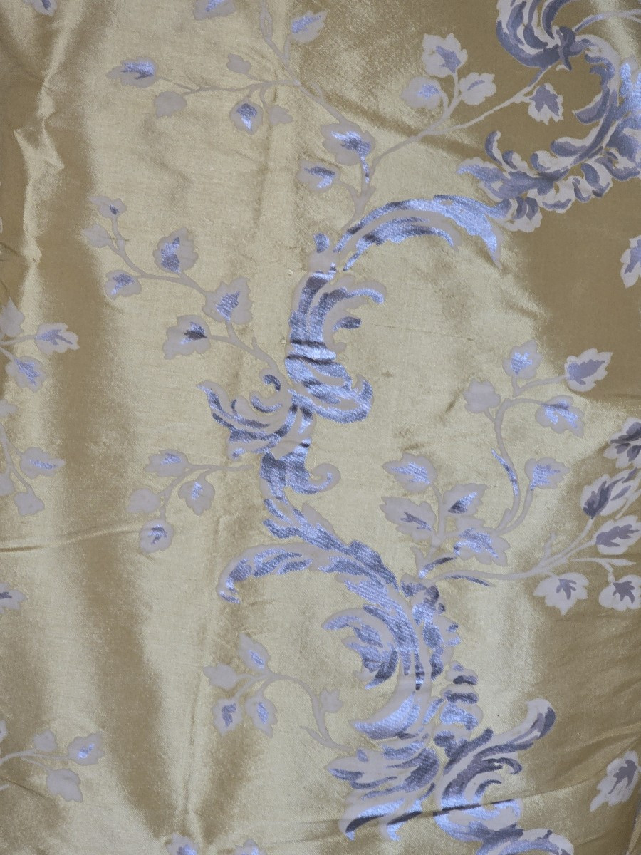 Coppia di tende in pura seta Laura Ashley-photo-2