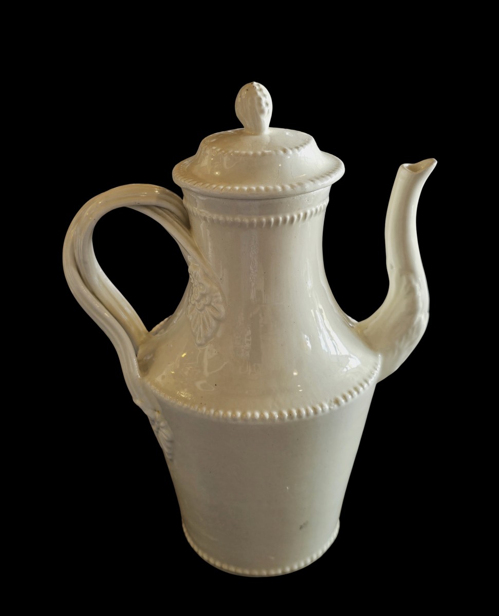 Antica caffettiera in maiolica, manifattura Bassanello-photo-3