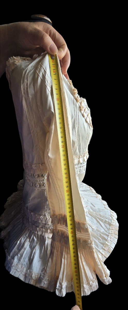 Camicia retrò in seta con applicazioni di pizzo-photo-8
