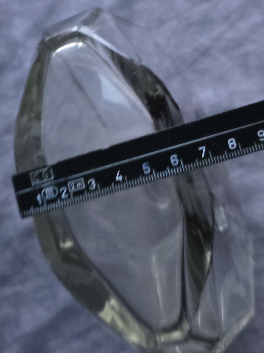 Antica bottiglia da liquore Art Deco in cristallo di Boemia, Karl Palda anni '30-photo-6